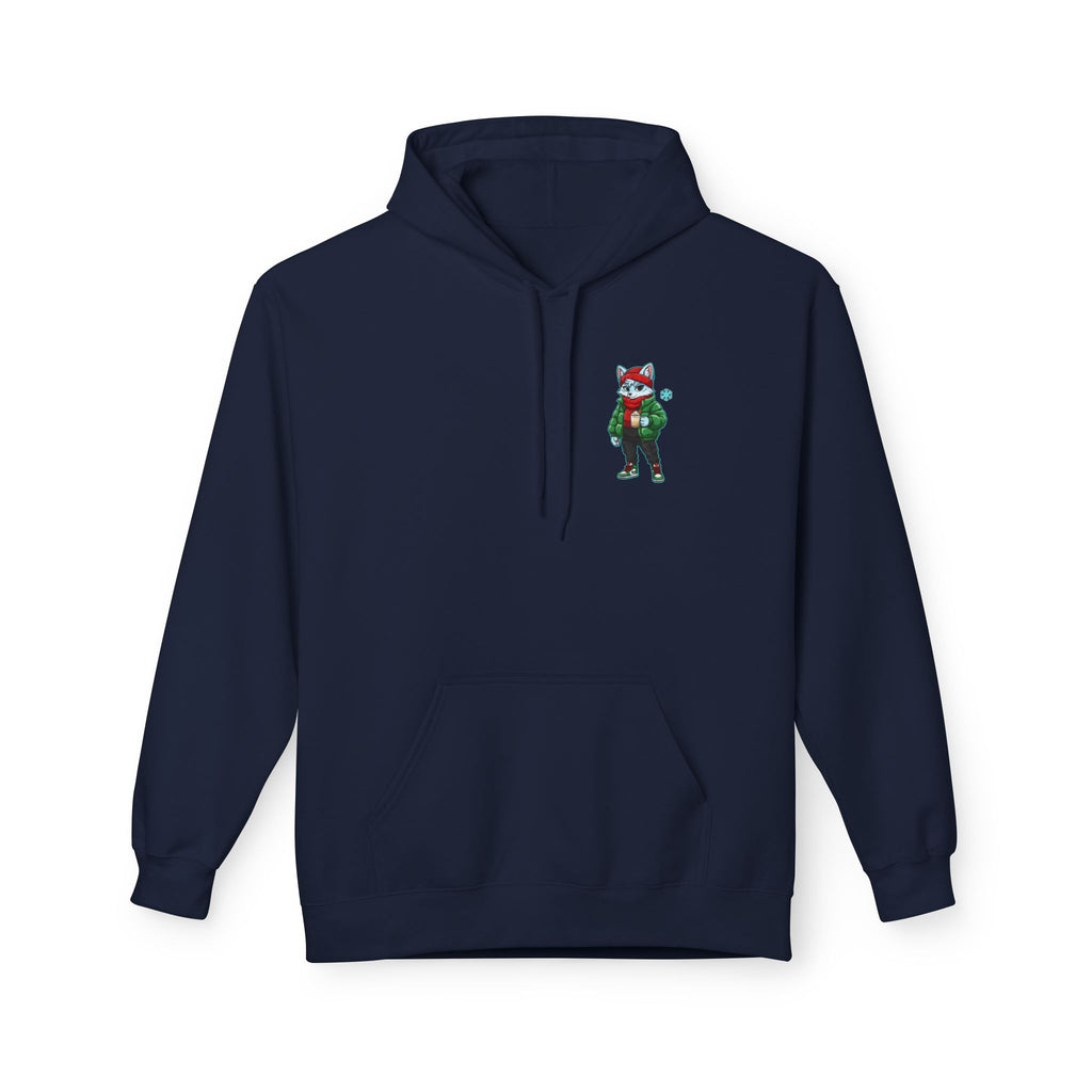 Cyber Wolf Gamer Hoodie | Cozy Christmas Sweatshirt