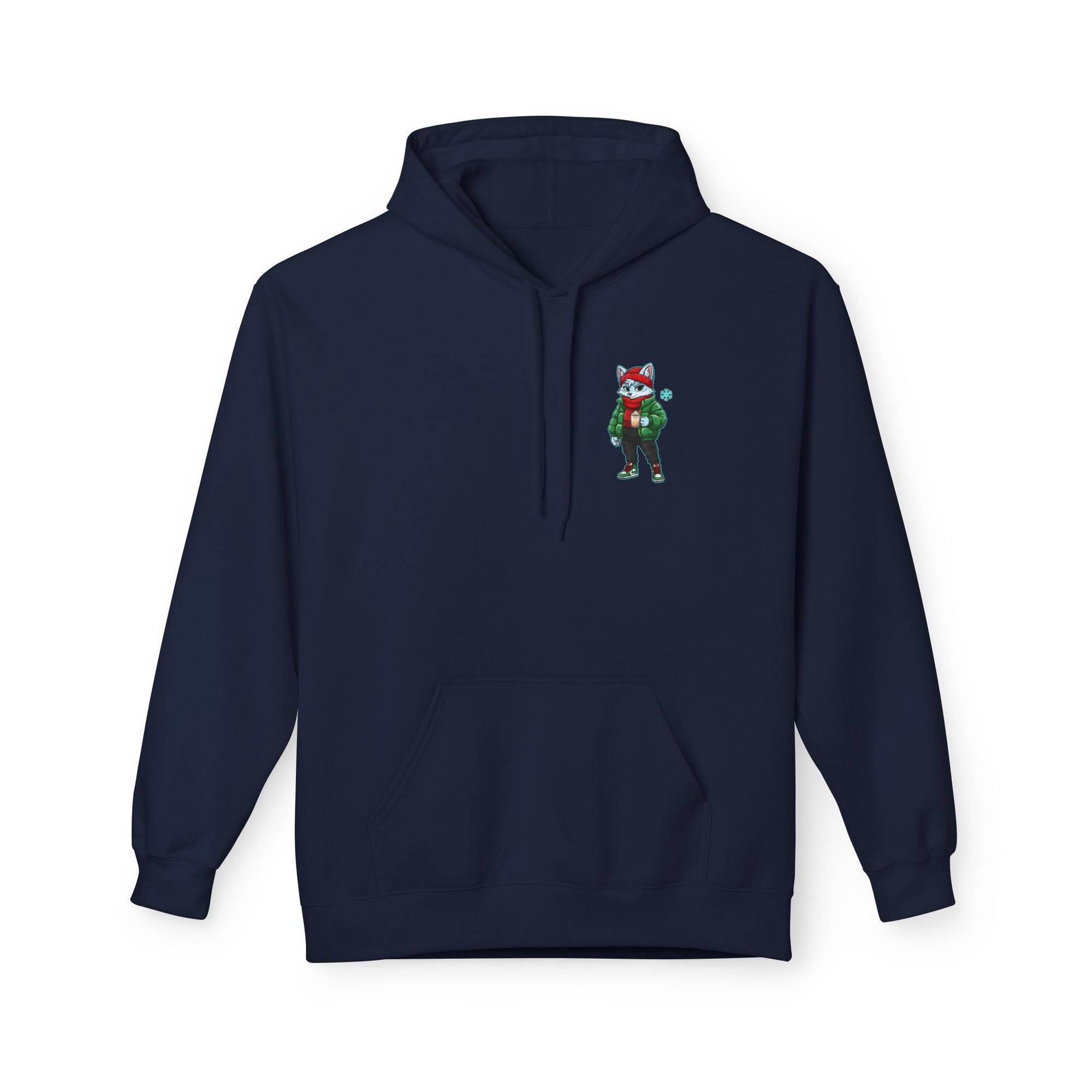 Cyber Wolf Gamer Hoodie | Cozy Christmas Sweatshirt