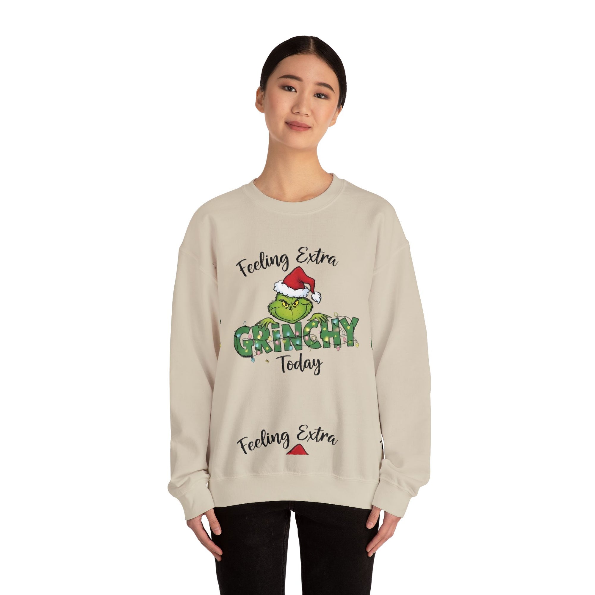 Grinch Christmas Crewneck | Funny Cozy Holiday Sweatshirt