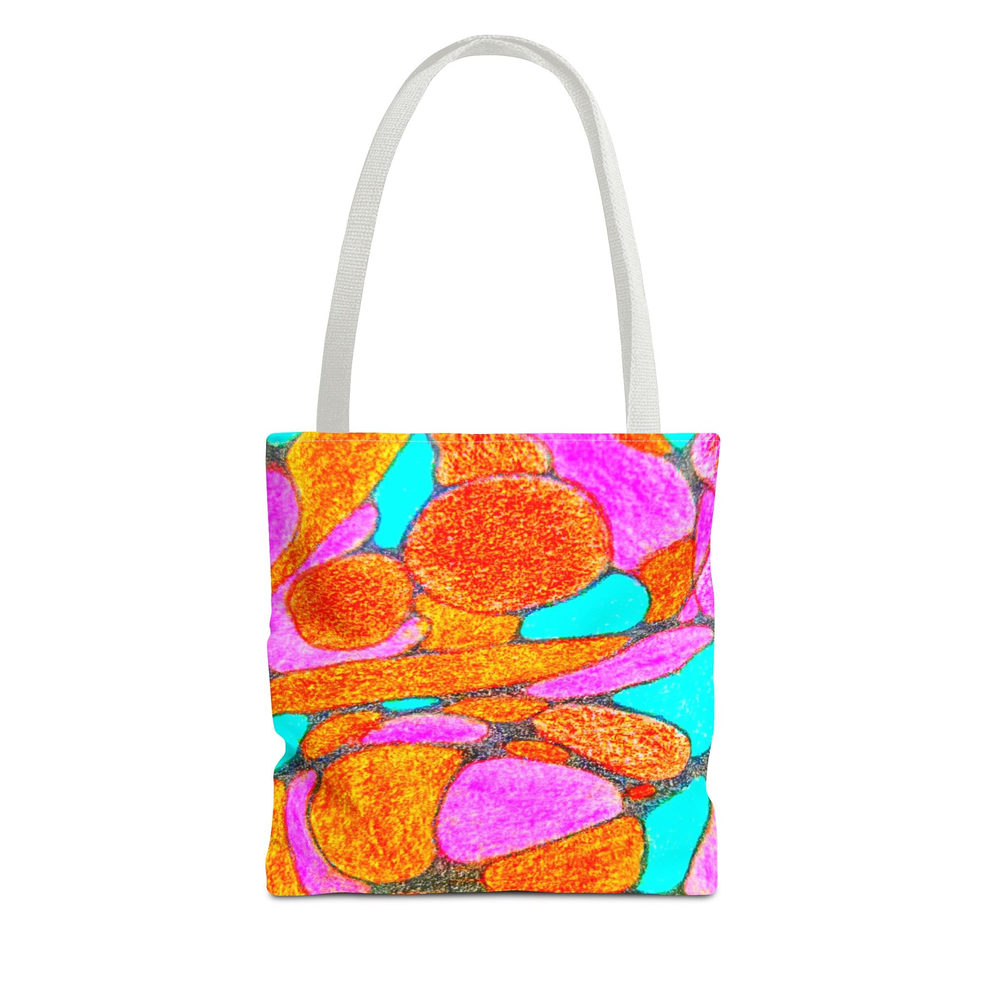 Vibrant Abstract Tote Bag - Art-Inspired, Shopping, Travel, Colorful Statement Accessory | Eco-Friendly Gift for Creative Souls