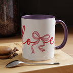 Romantic Bow Mug | Cute Valentine Coffee Cup | Coquette Style Gift