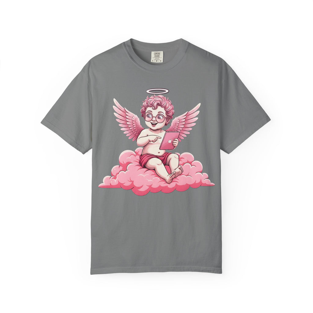 Pink Cherub Graphic T-Shirt | Vintage Cupid Art, Unisex Cotton Tee