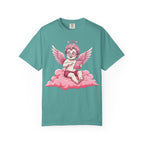 Pink Cherub Graphic T-Shirt | Vintage Cupid Art, Unisex Cotton Tee