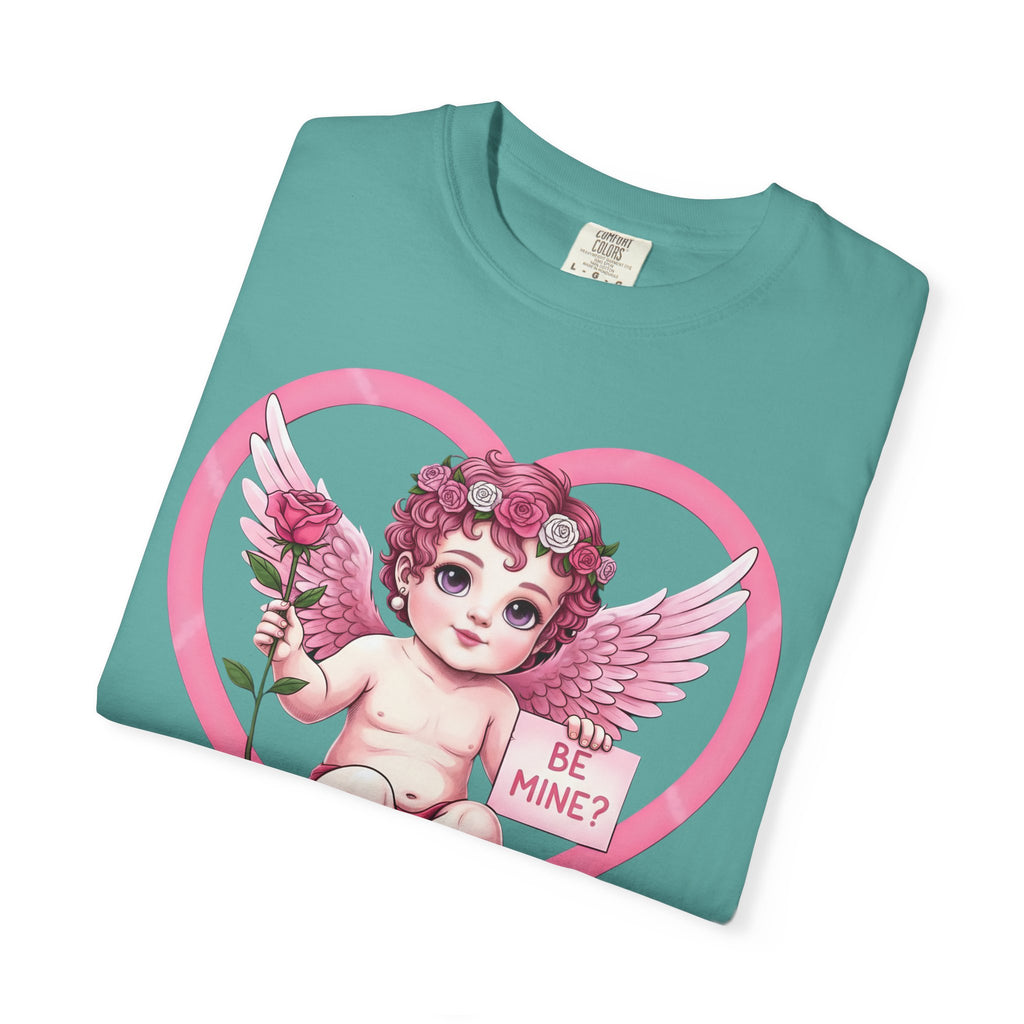 Cherub Graphic T-Shirt | Pink Cupid Heart Art Unisex Cotton Tee
