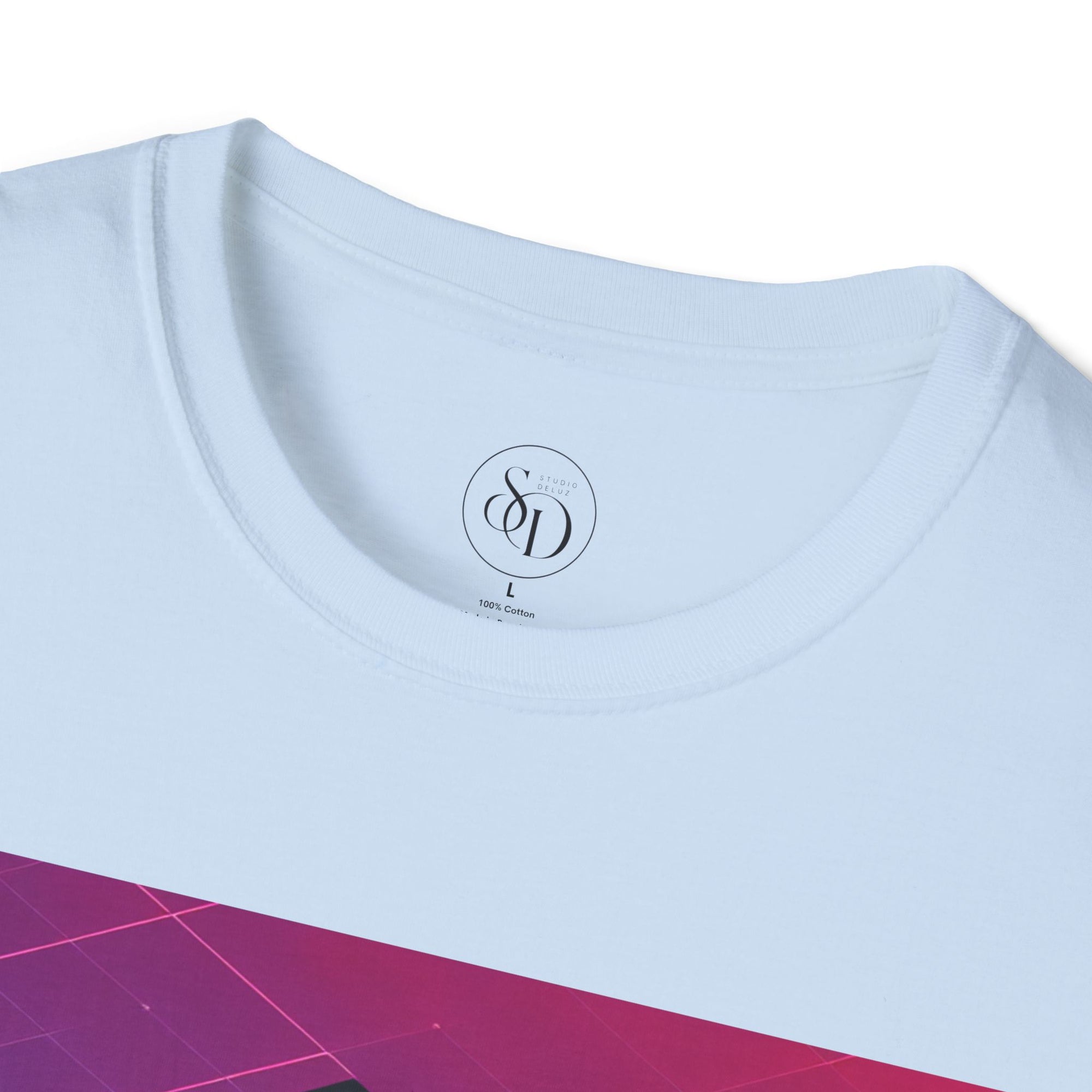 Abstract Neon Art Unisex T-Shirt | Vibrant Print on Demand Tee | Colorful Graphic Top | Modern Streetwear Shirt for Men & Women