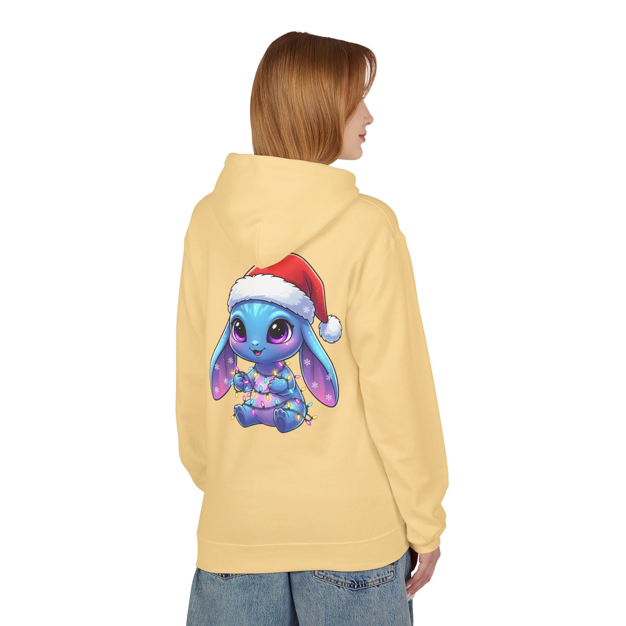 Cute Alien Christmas Hoodie | Blue Monster Holiday Sweatshirt | Fun Unique Gift