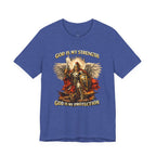 Christian Warrior T-Shirt | God Is My Strength & Protection | Faith Shirt