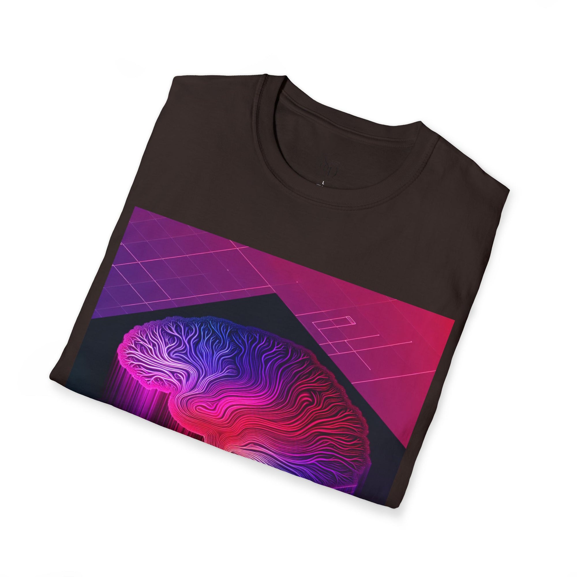 Abstract Neon Art Unisex T-Shirt | Vibrant Print on Demand Tee | Colorful Graphic Top | Modern Streetwear Shirt for Men & Women
