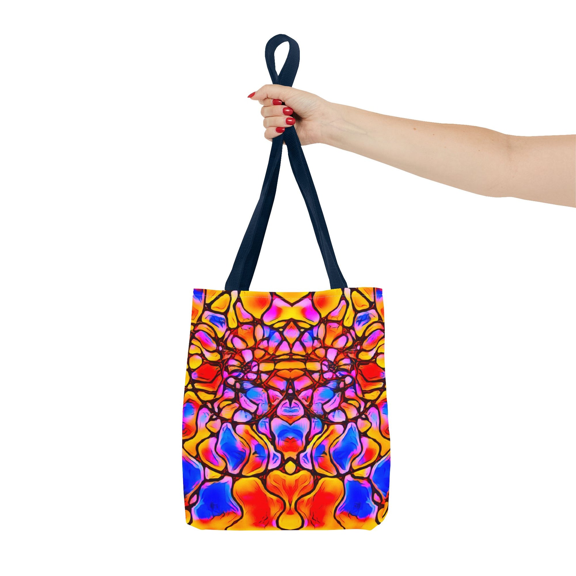Colorful Abstract Tote Bag | Vibrant Art Shopper
