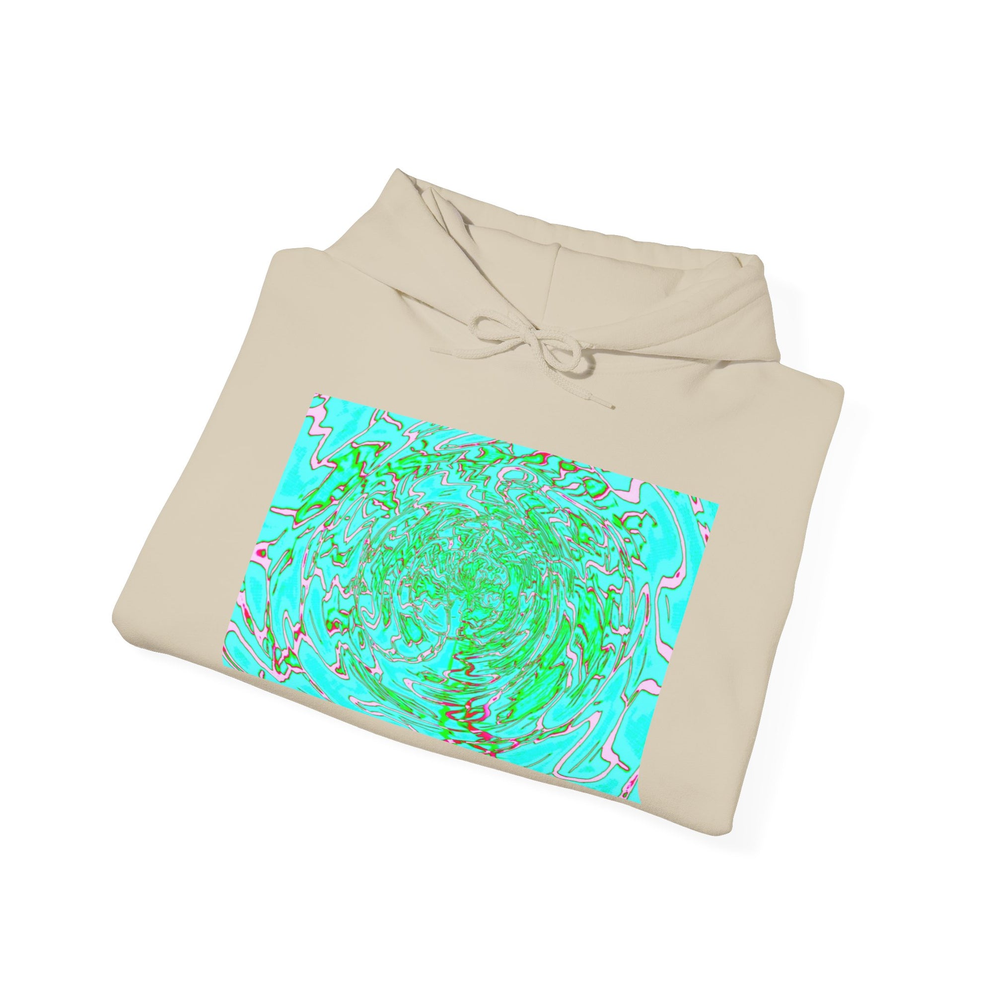 Tranquil Swirl Unisex Hoodie | Mindful Artistic Sweatshirt