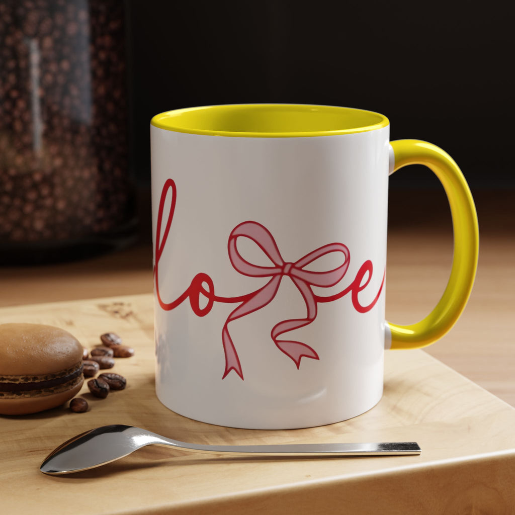 Romantic Bow Mug | Cute Valentine Coffee Cup | Coquette Style Gift