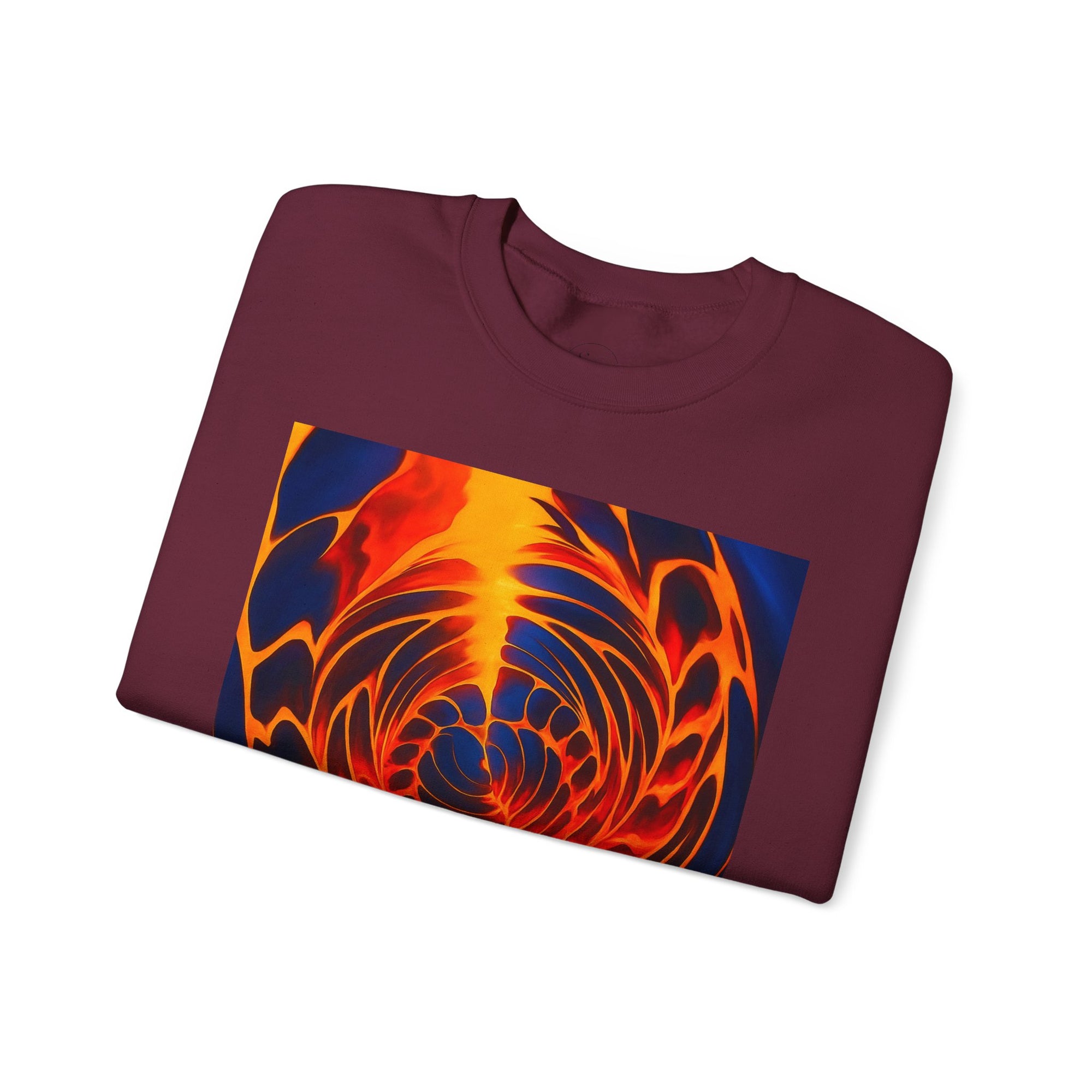 Colorful Swirl Art Sweatshirt | Unisex Graphic Crewneck