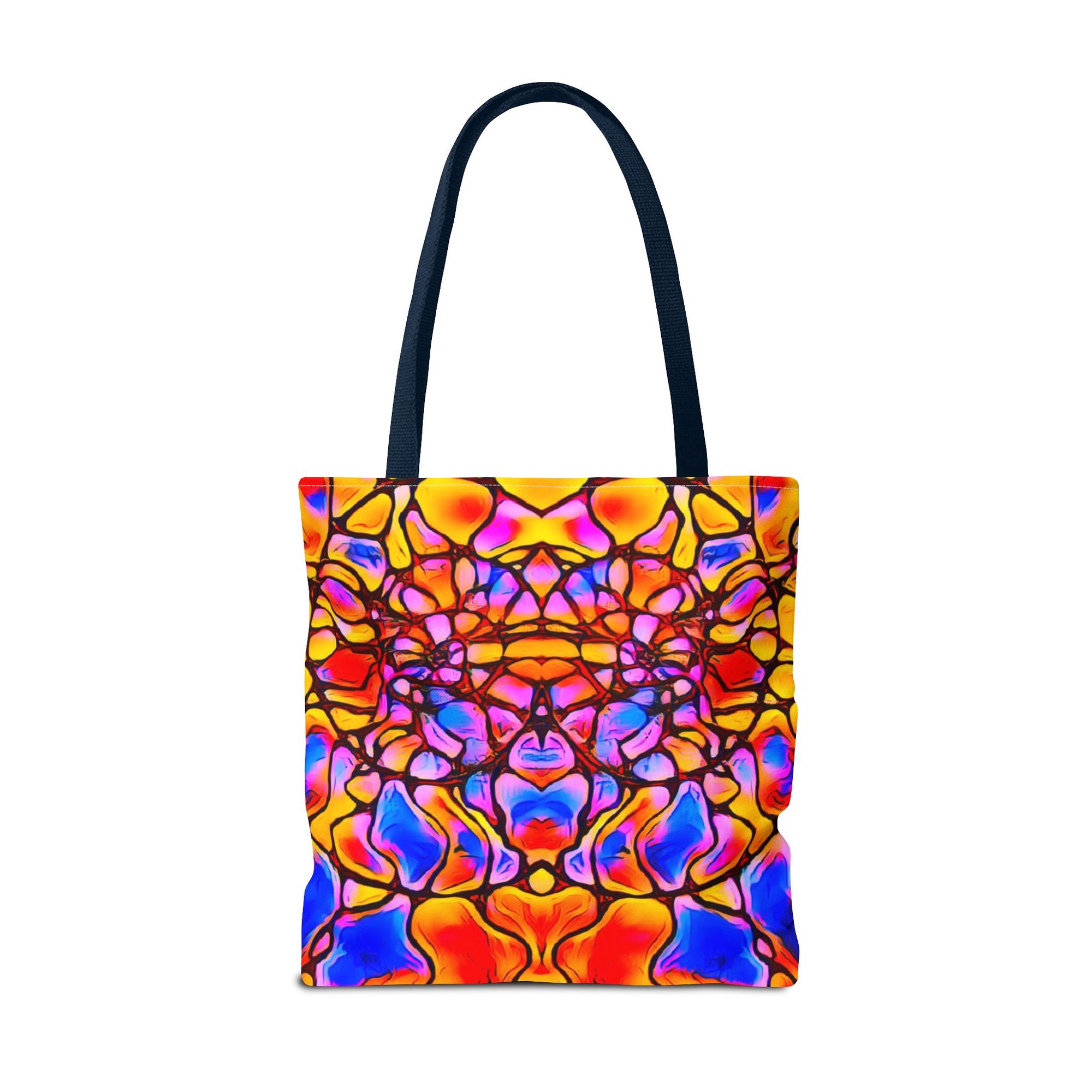 Colorful Abstract Tote Bag | Vibrant Art Shopper