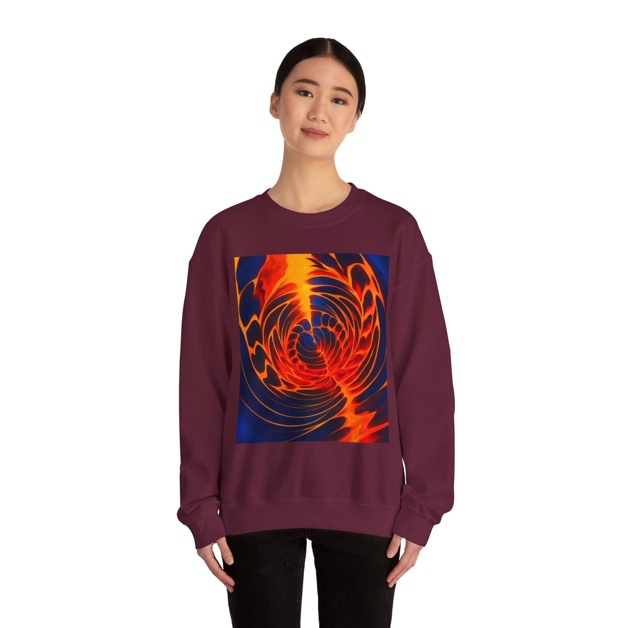 Colorful Swirl Sweatshirt | Unisex Graphic Crewneck
