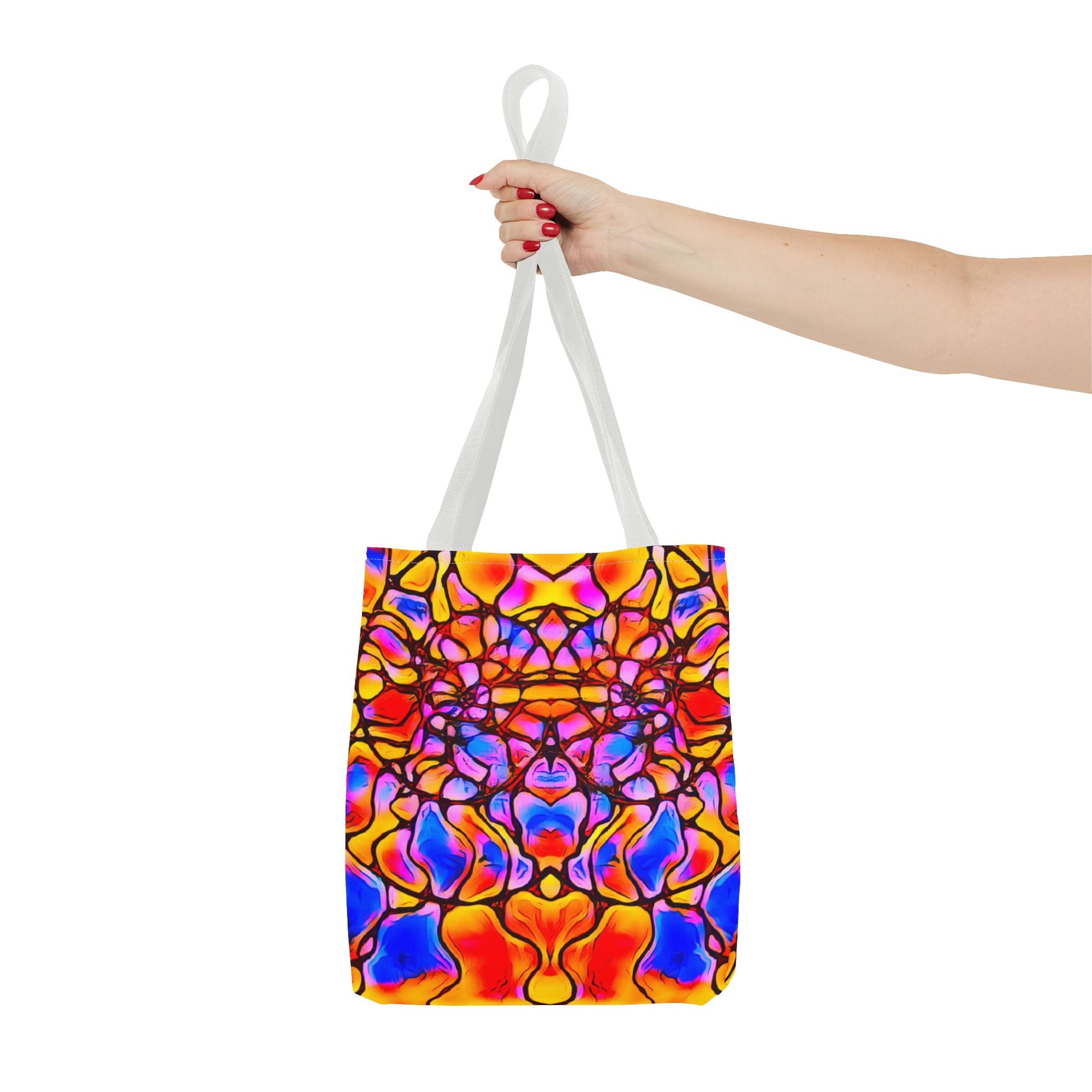 Colorful Abstract Tote Bag | Vibrant Art Shopper