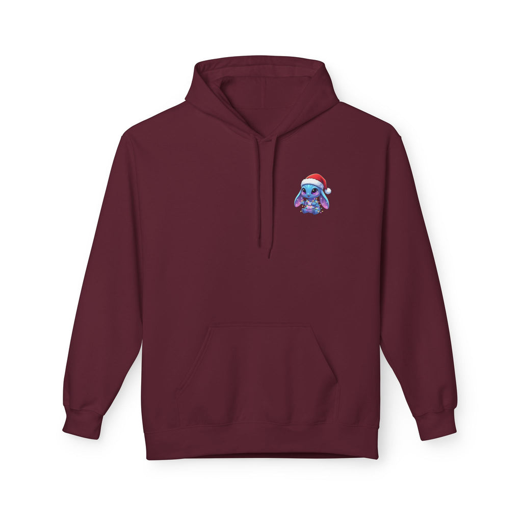 Cute Alien Christmas Hoodie | Blue Monster Holiday Sweatshirt