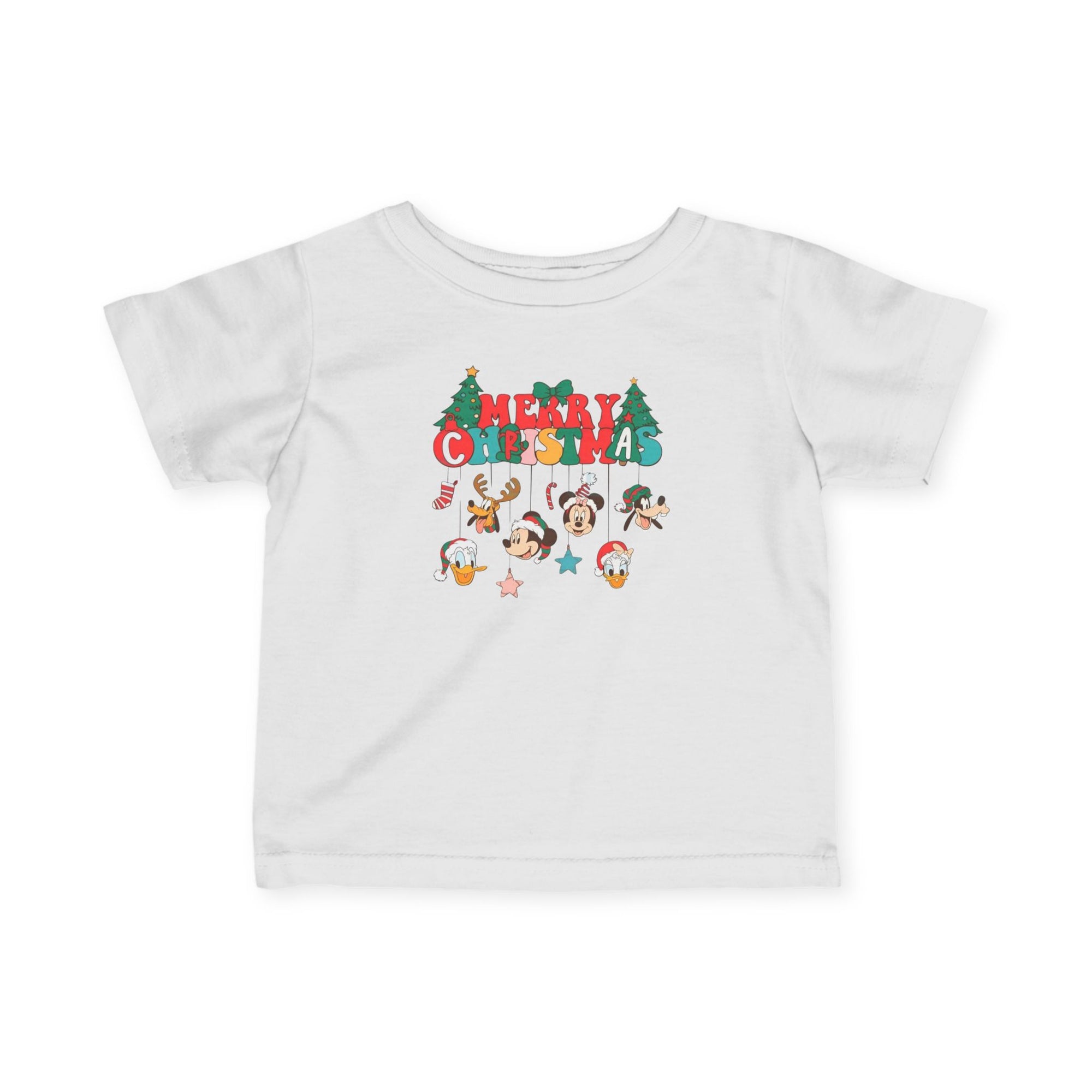 Christmas Woodland Animals Kids T-Shirt | Cute Holiday Tee for Toddlers
