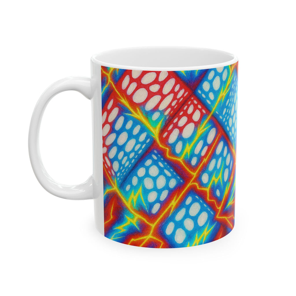 Abstract Art Mug | Bold Ceramic Coffee Cup | Modern Gift