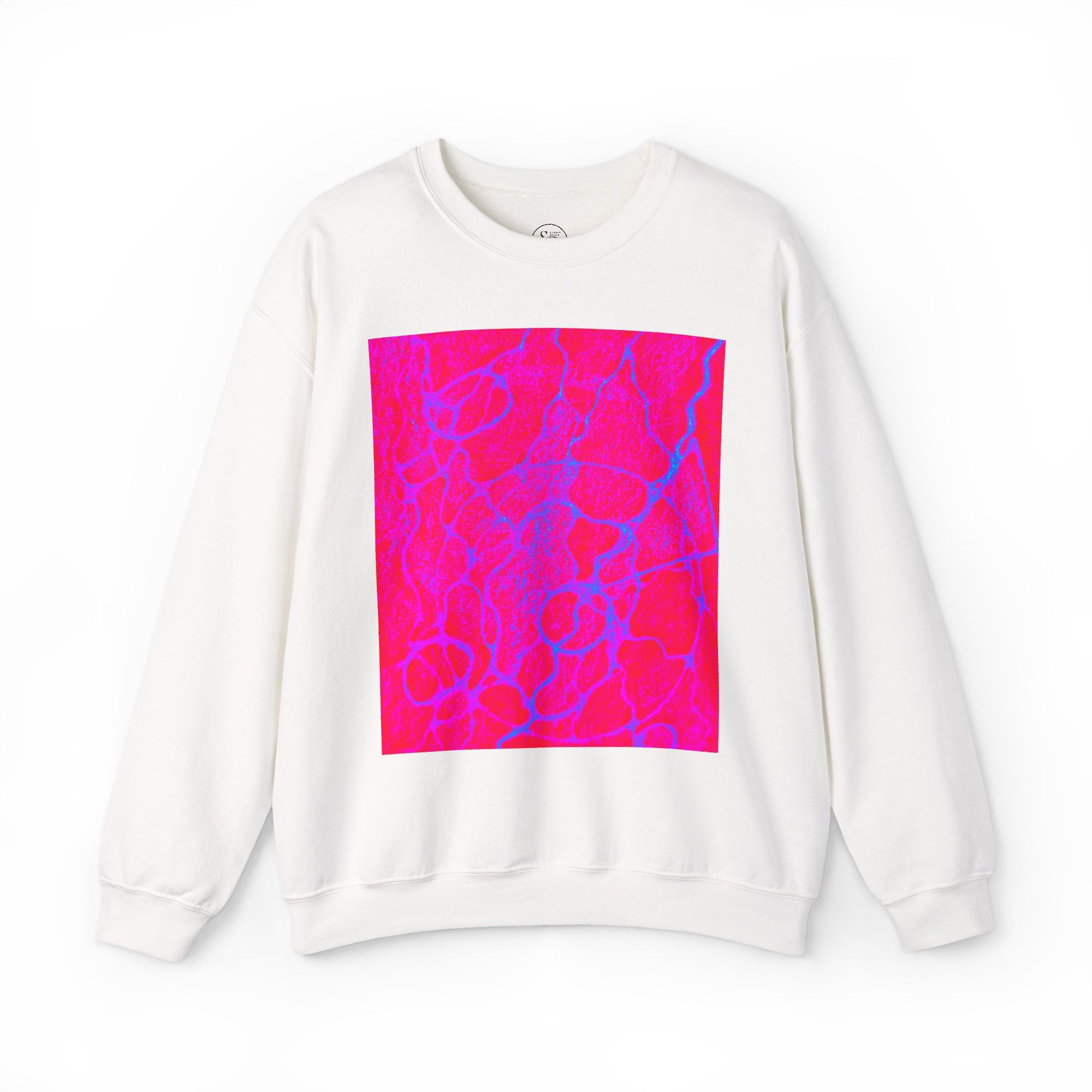 Vibrant Abstract Crewneck Sweatshirt | Cozy Unisex Pullover