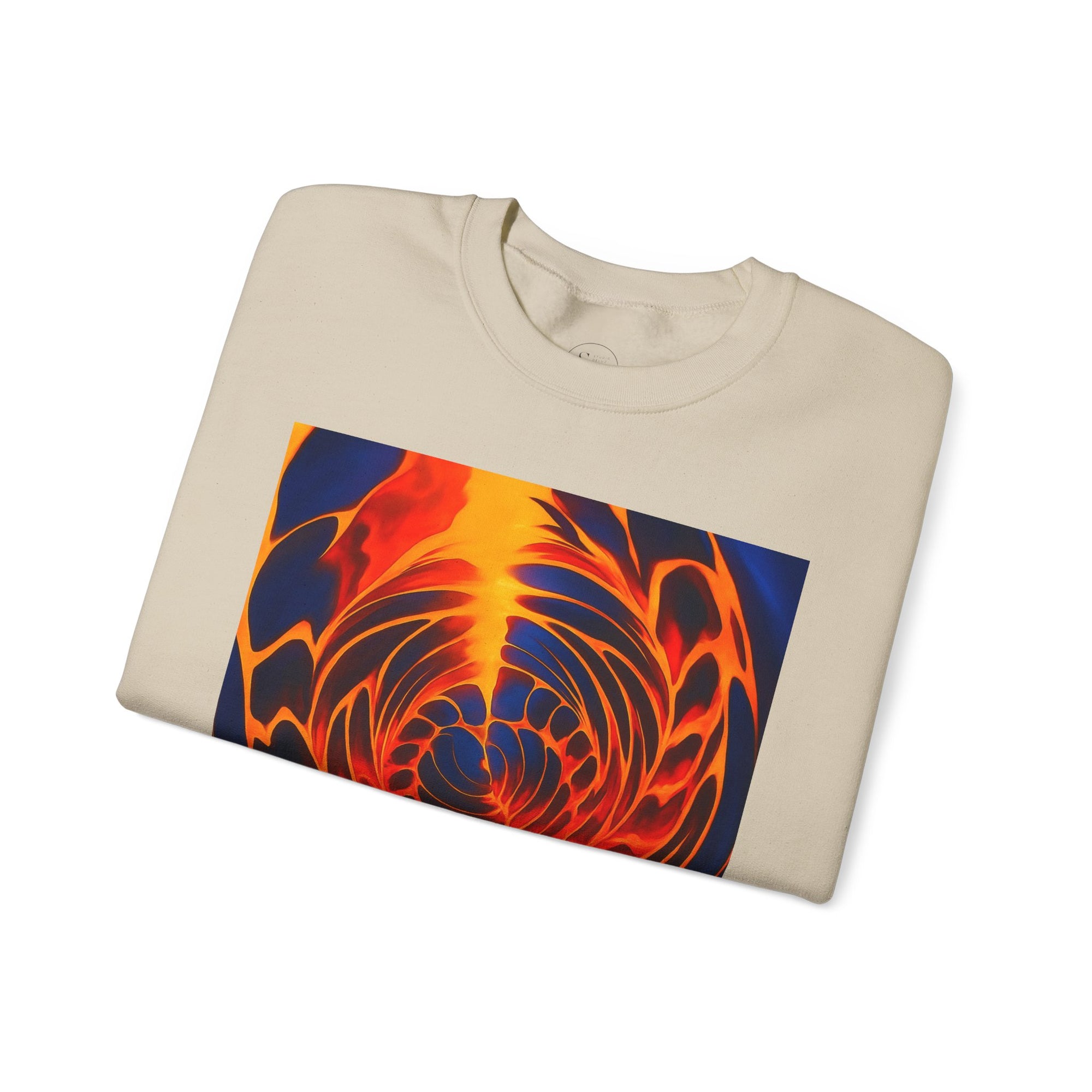 Colorful Swirl Art Sweatshirt | Unisex Graphic Crewneck