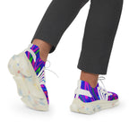 Men’s Mesh Sneakers | Colorful Athletic Shoes | Festival Streetwear