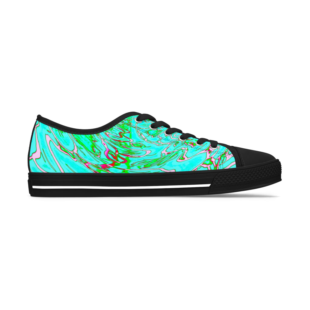 Vibrant Low Top Sneakers: Colorful Women's Casual Shoes