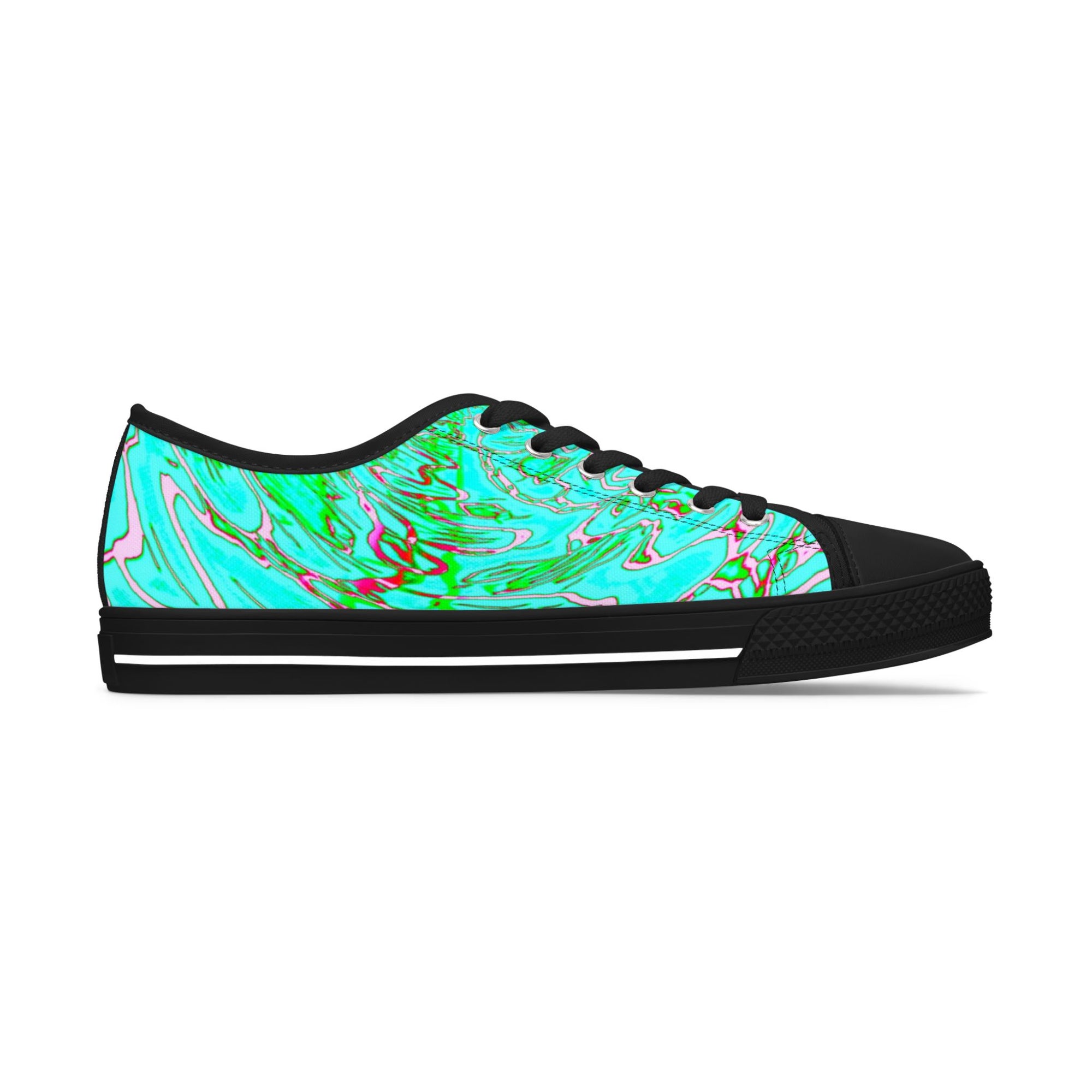Vibrant Low Top Sneakers: Colorful Women's Casual Shoes