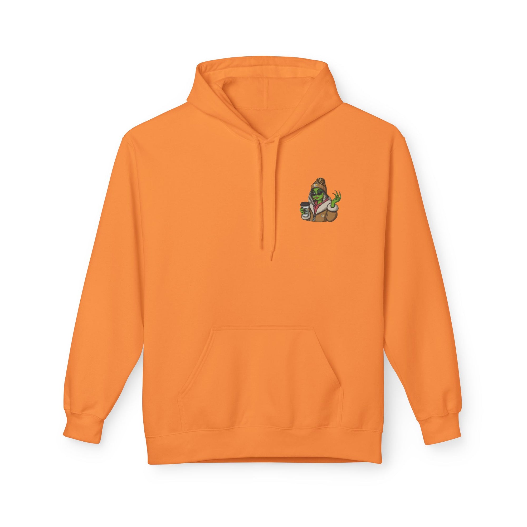 Grinch Girl Coffee Hoodie | Funny Christmas Sweatshirt