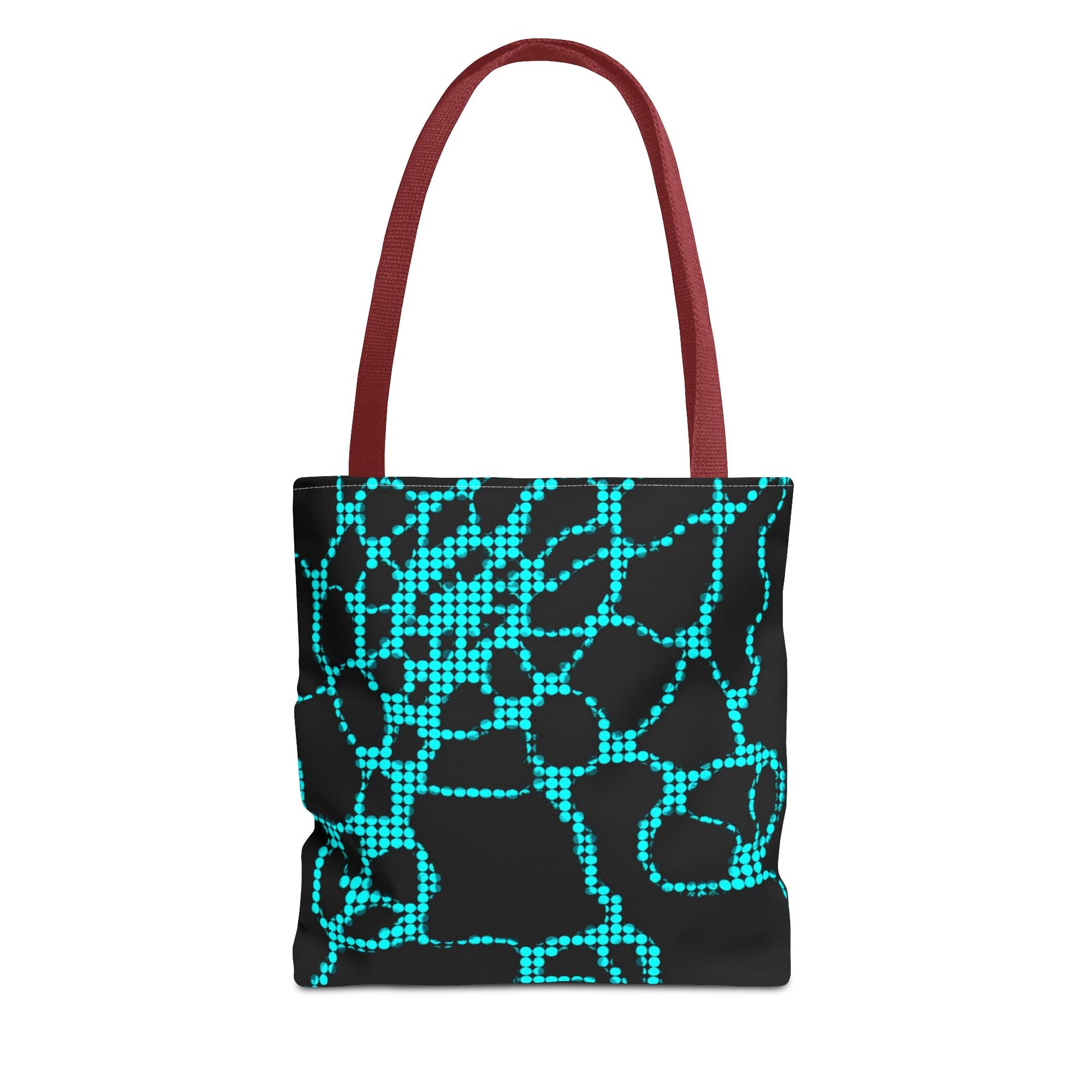 Modern Abstract Tote Bag | Blue Pattern Everyday Shopper