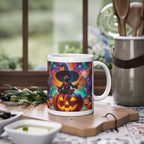 Halloween Witch Mug | Pumpkin Coffee Cup | Spooky Fall Gift