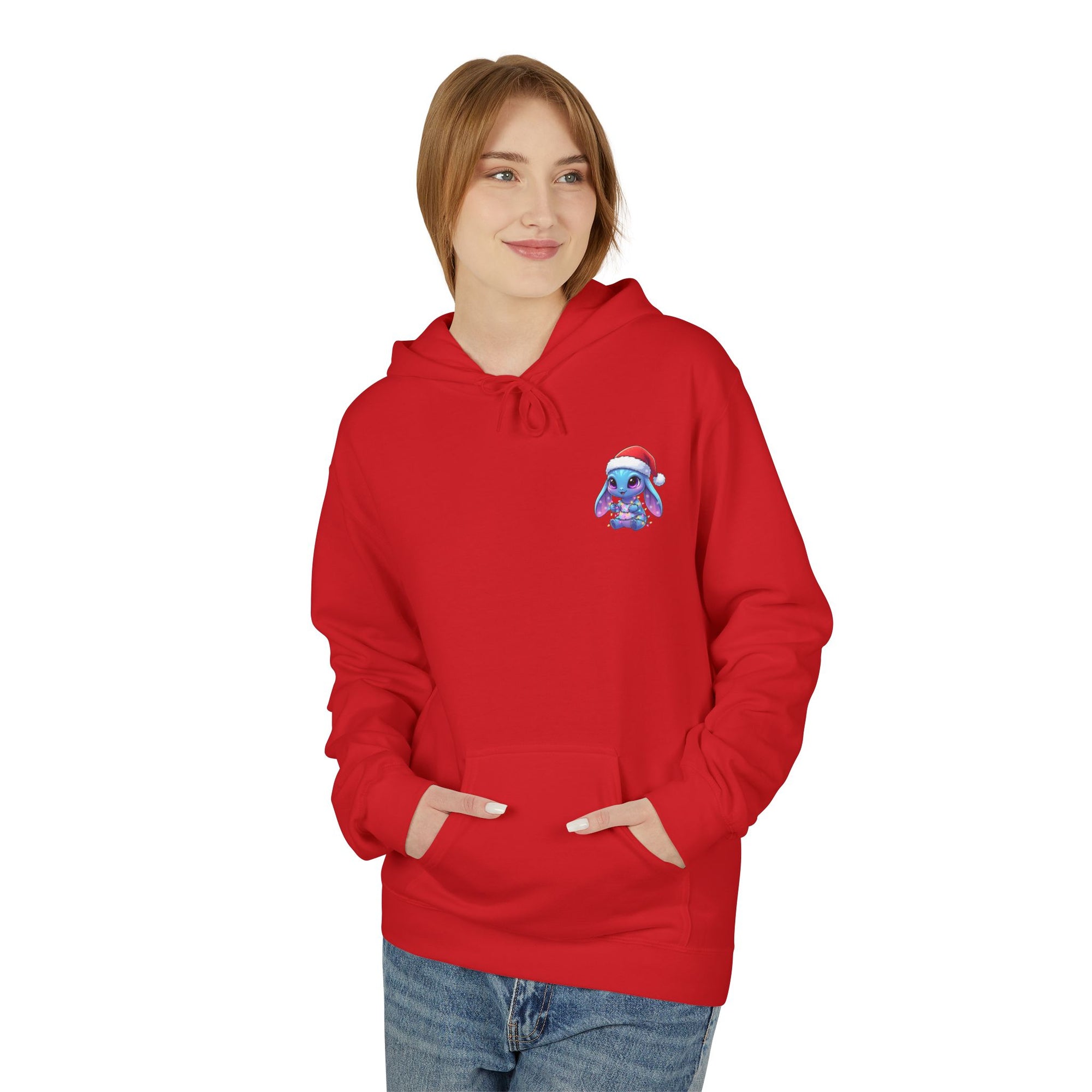 Cute Alien Christmas Hoodie | Blue Monster Holiday Sweatshirt