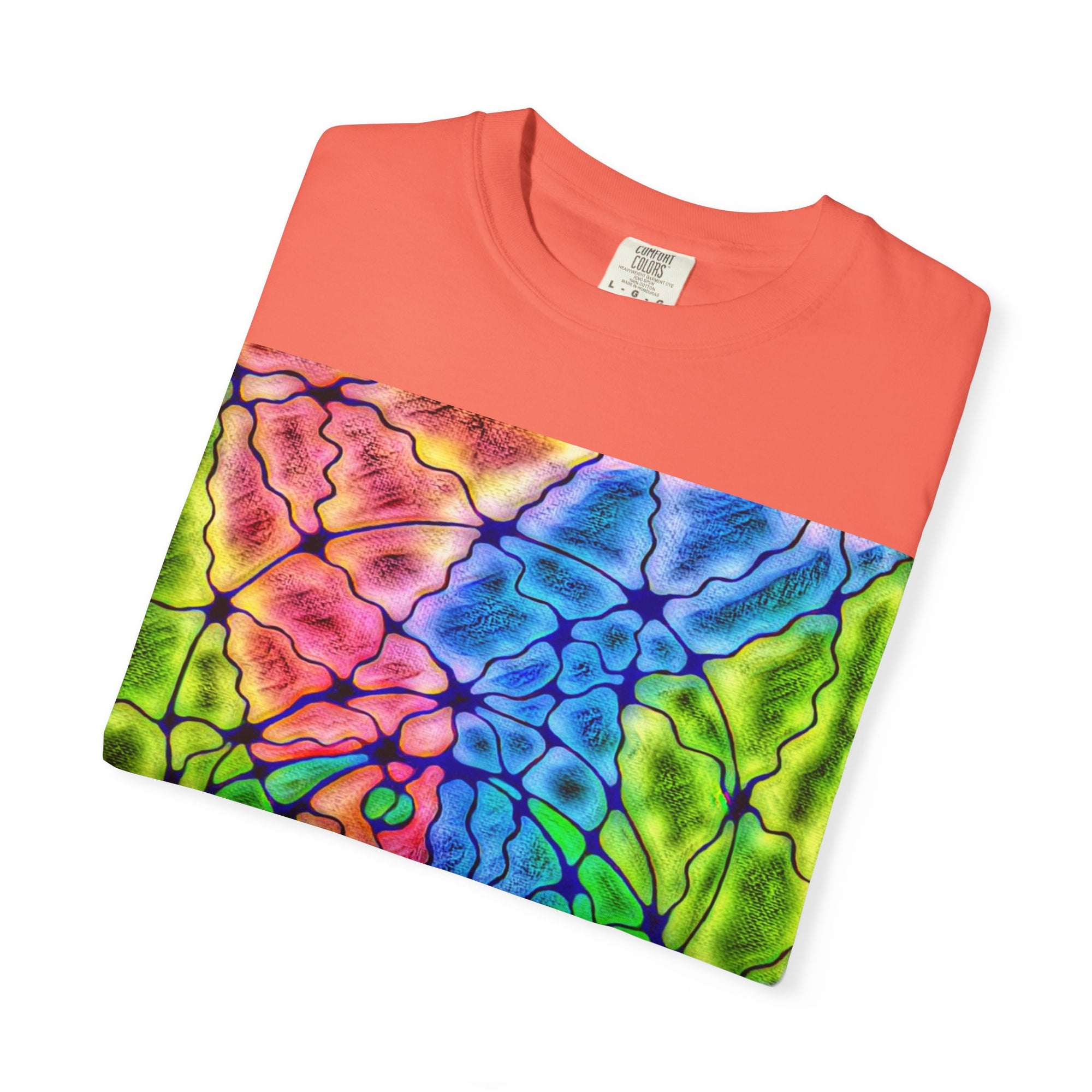 Colorful Tie Dye T-Shirt | Bright Abstract Pattern Tee