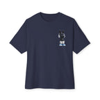 Oversized | Black Bunny Character Tee | Bunny Graphic T-Shirt
