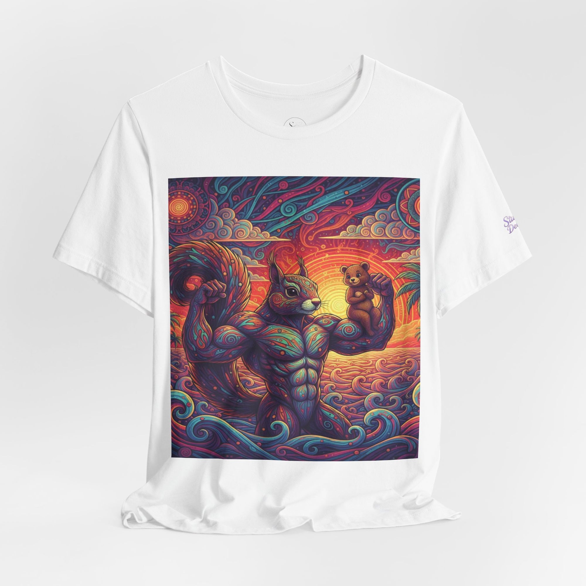 Muscular Squirrel T-Shirt | Funny Fantasy Animal Tee