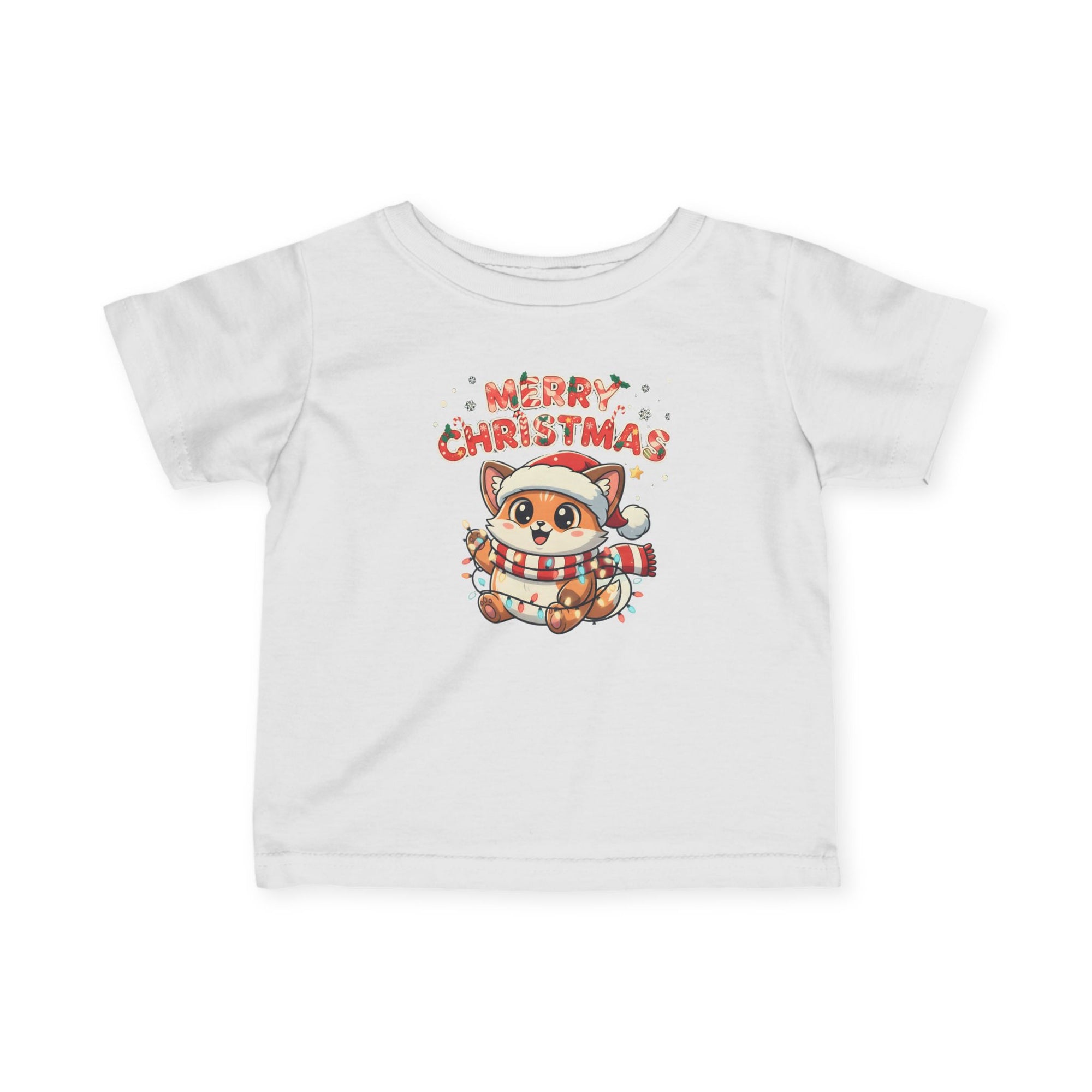 Cute Christmas Squirrel Toddler Tee | Merry Woodland Animal Holiday Shirt | Baby Gift