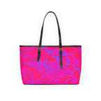 Hot Pink Abstract Tote Bag | Bold Statement Fashion Shopper