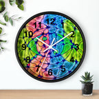 Abstract Wall Clock | Colorful Modern Clock | Artistic Home Decor