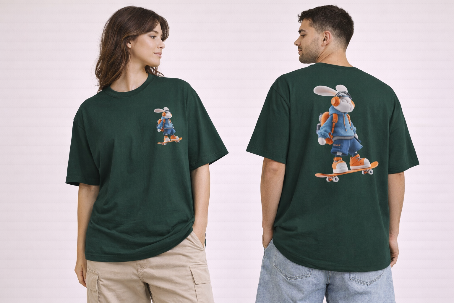 Boxy Oversized Tee | Relaxed Fit Cotton Crewneck