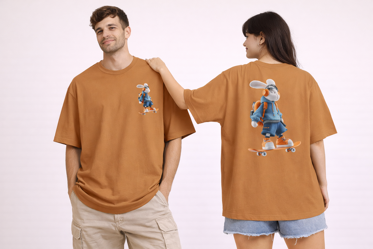 Boxy Oversized Tee | Relaxed Fit Cotton Crewneck