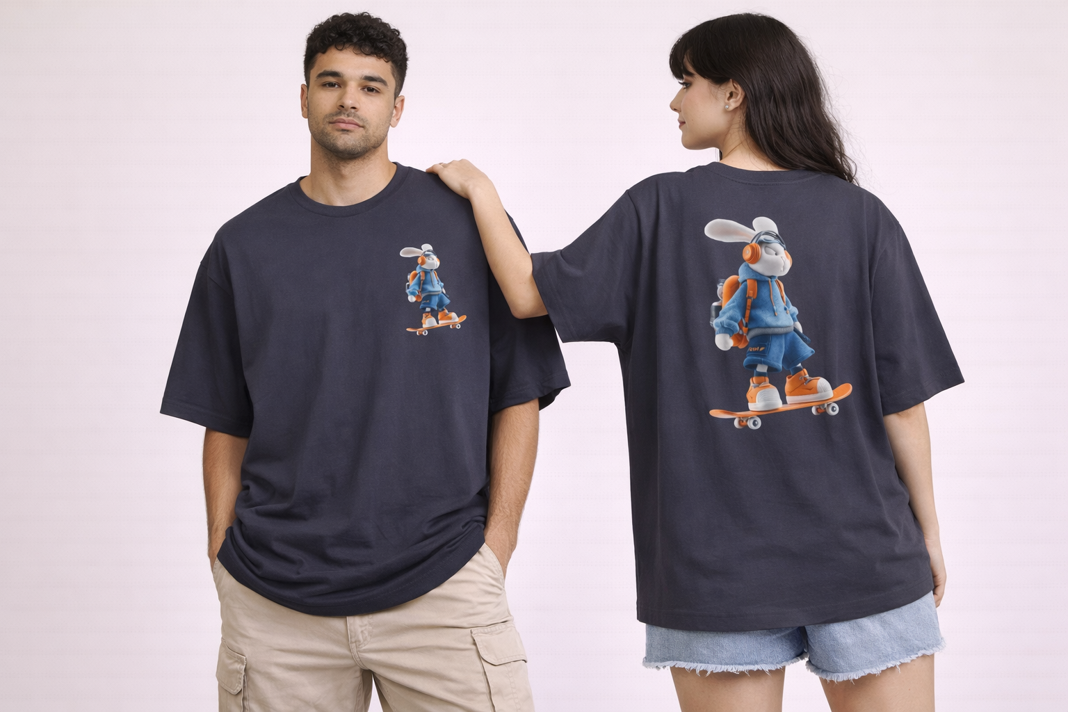 Boxy Oversized Tee | Relaxed Fit Cotton Crewneck