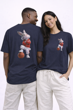 Bunny Basketball Tee | Rabbit Hoop Graphic T-Shirt