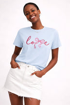 Love Script Graphic T-Shirt | Unisex Cotton Tee