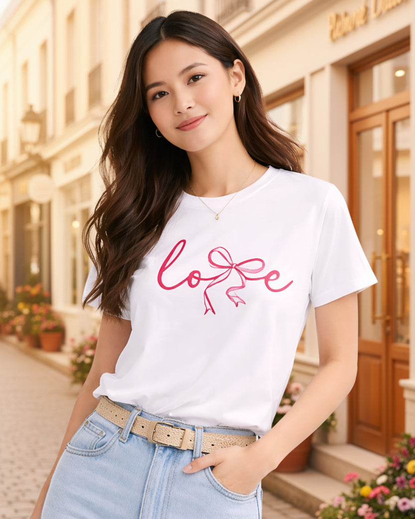 Love Script Graphic T-Shirt | Unisex Cotton Tee
