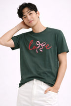 Love Script Graphic T-Shirt | Unisex Cotton Tee