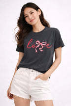 Love Script Graphic T-Shirt | Unisex Cotton Tee