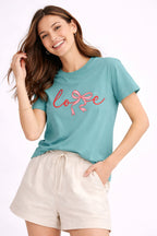 Love Script Graphic T-Shirt | Unisex Cotton Tee