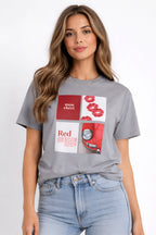 Cotton T-Shirt | Mon Chéri Aesthetic Kiss, Car Print