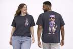 Cat Streetwear Tee — Cool Cat Graphic Oversized Boxy T‑Shirt