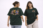 Anthropomorphic Street Crew Tee — Cartoon Fox & Friends Graphic T‑Shirt