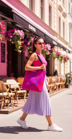 Color Splash Tote Bag | Vibrant Abstract Shopper